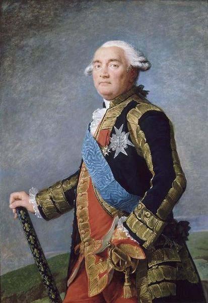 elisabeth vigee-lebrun Portrait du marechal de Segur oil painting image